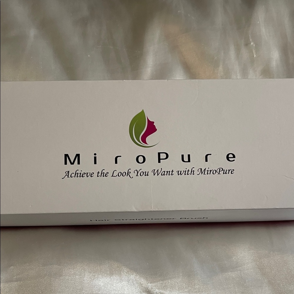 Miropure hair straightener brush